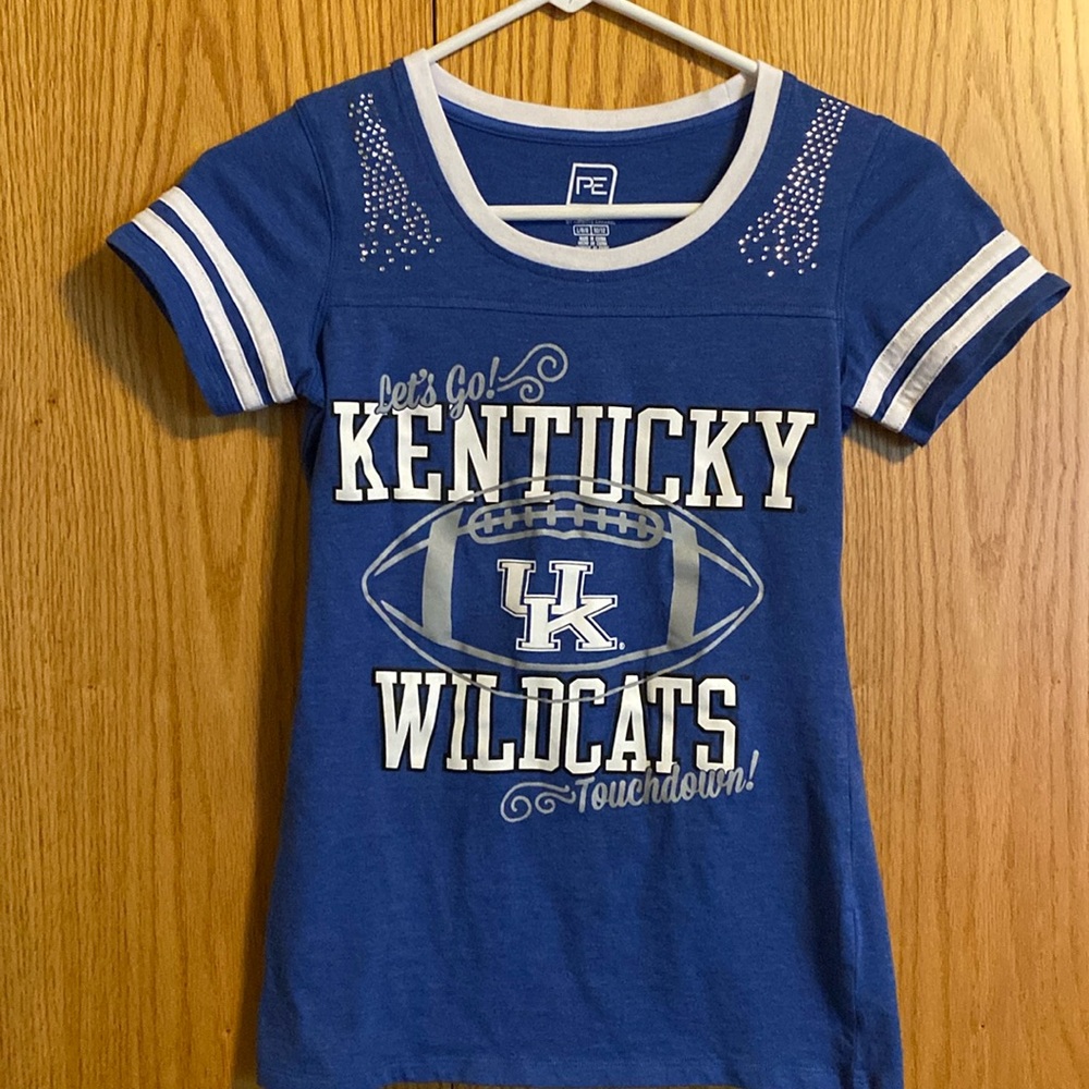 University of Kentucky Wildcats Football T-Shirt 10/12 Large - Picture 2 of 9